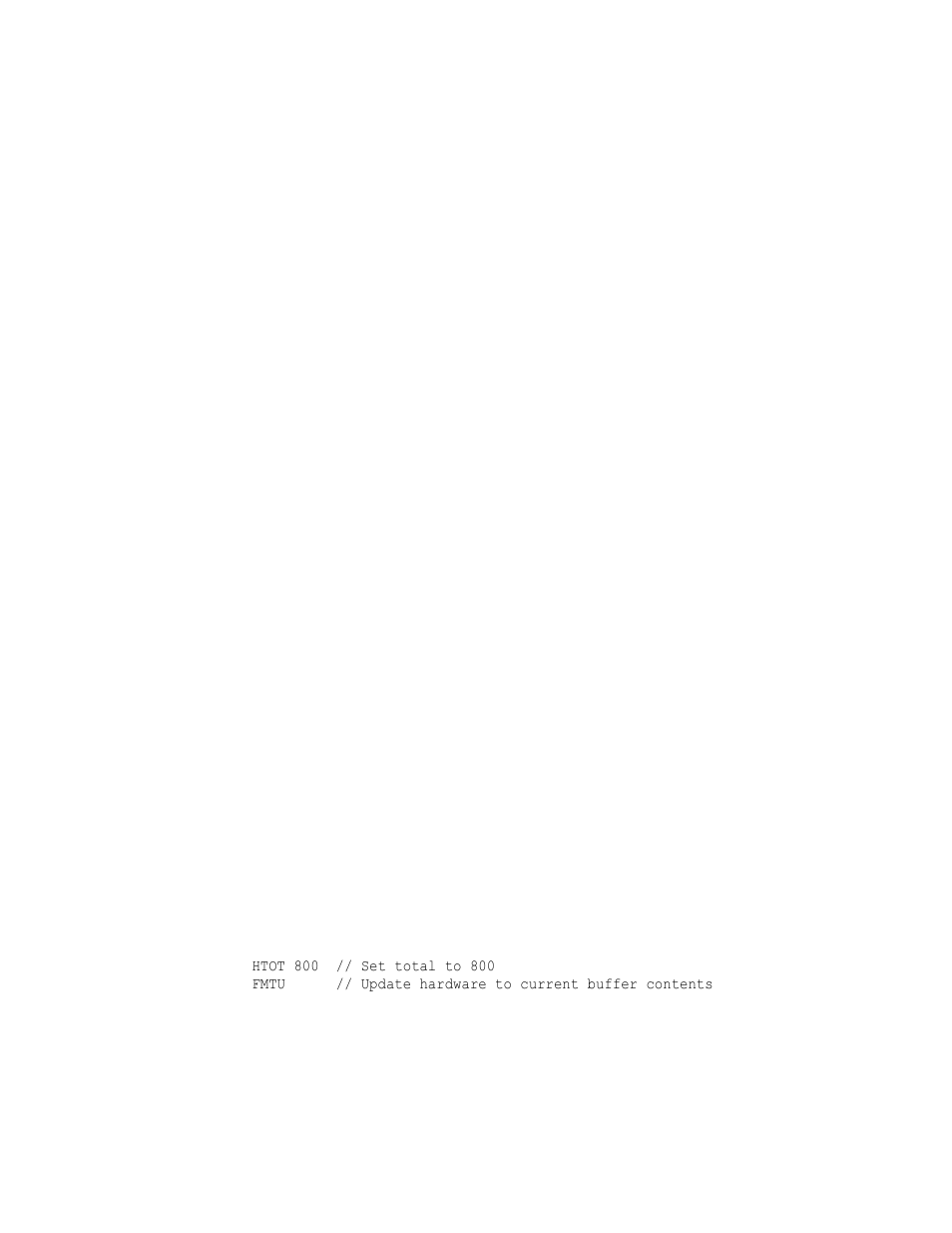 Htot, Htot horizontal total pixels per line | Quantum Data 802BT User Manual | Page 386 / 744