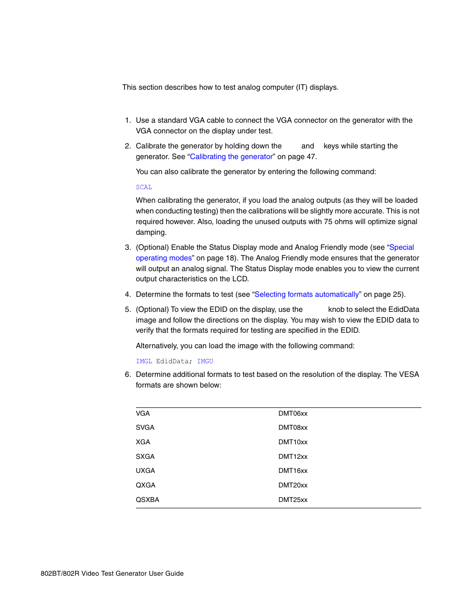 Testing analog computer (it) crts | Quantum Data 802BT User Manual | Page 41 / 744