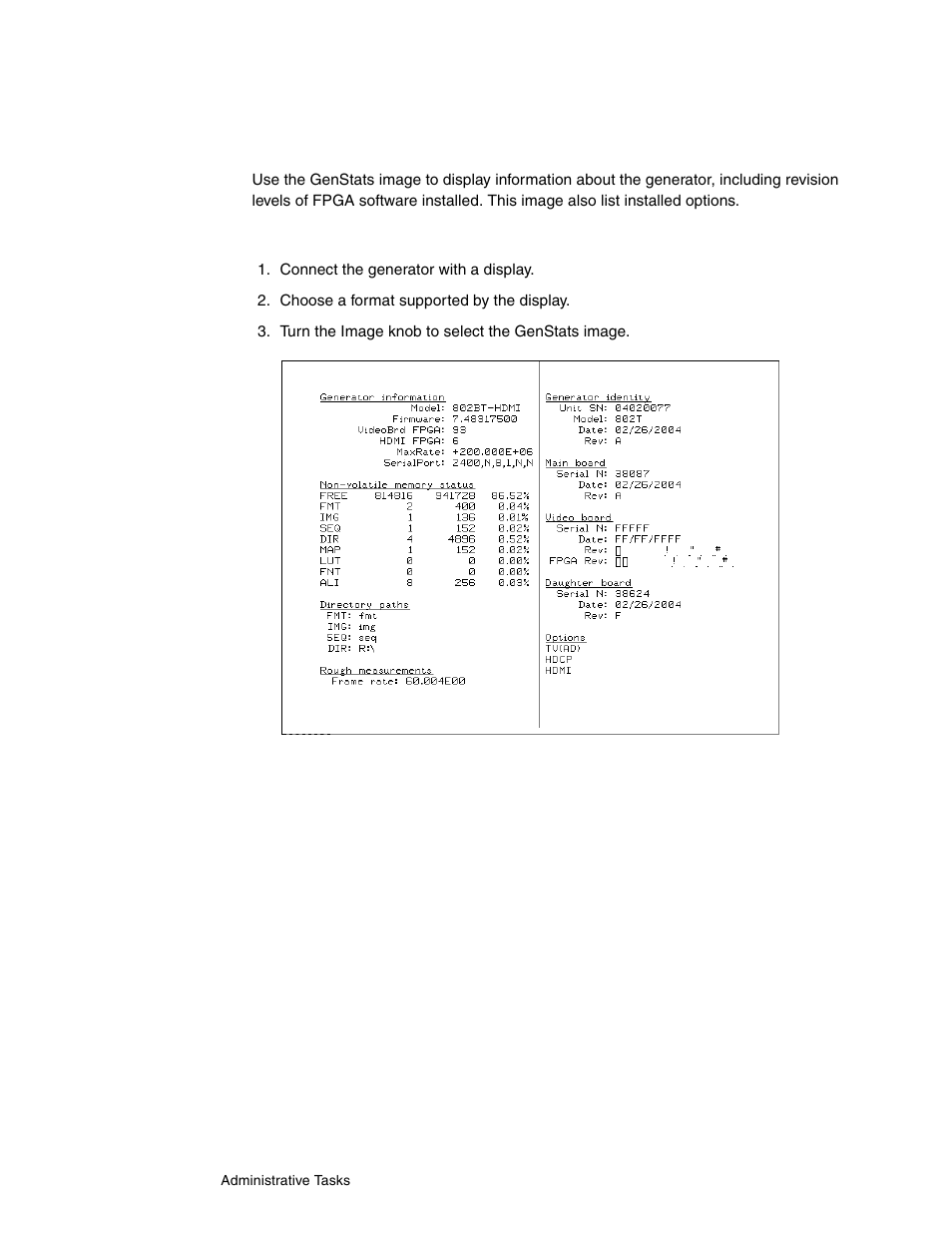 Displaying system information | Quantum Data 802BT User Manual | Page 54 / 744