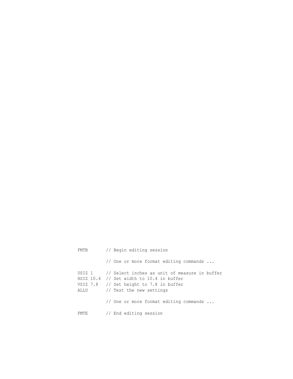 Usiz, With, T by | Usiz unit of measure used for physical sizes | Quantum Data 802BT User Manual | Page 565 / 744