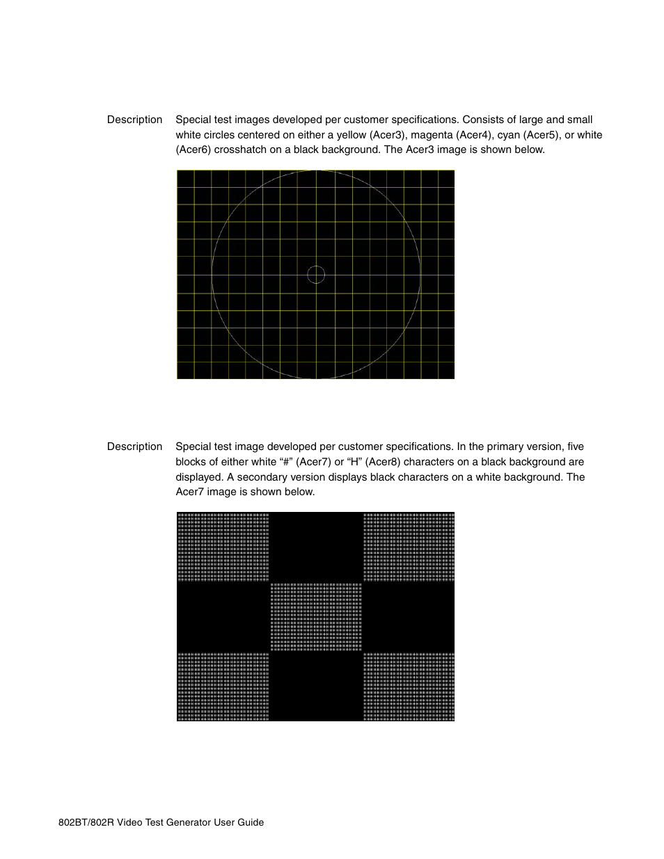 Acer3, acer4, acer5 and acer6, Acer7 and acer8 | Quantum Data 802BT User Manual | Page 615 / 744