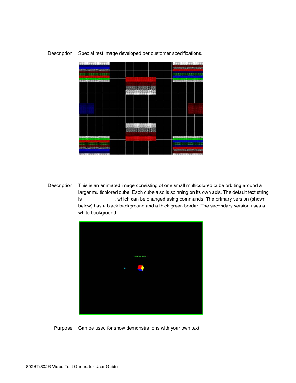 Comfocus, Cubes | Quantum Data 802BT User Manual | Page 633 / 744