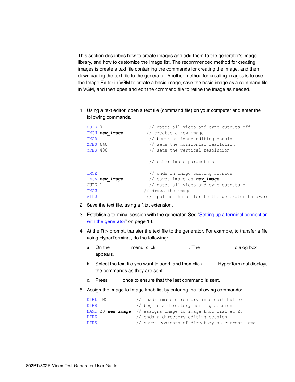 Creating custom images | Quantum Data 802BT User Manual | Page 85 / 744