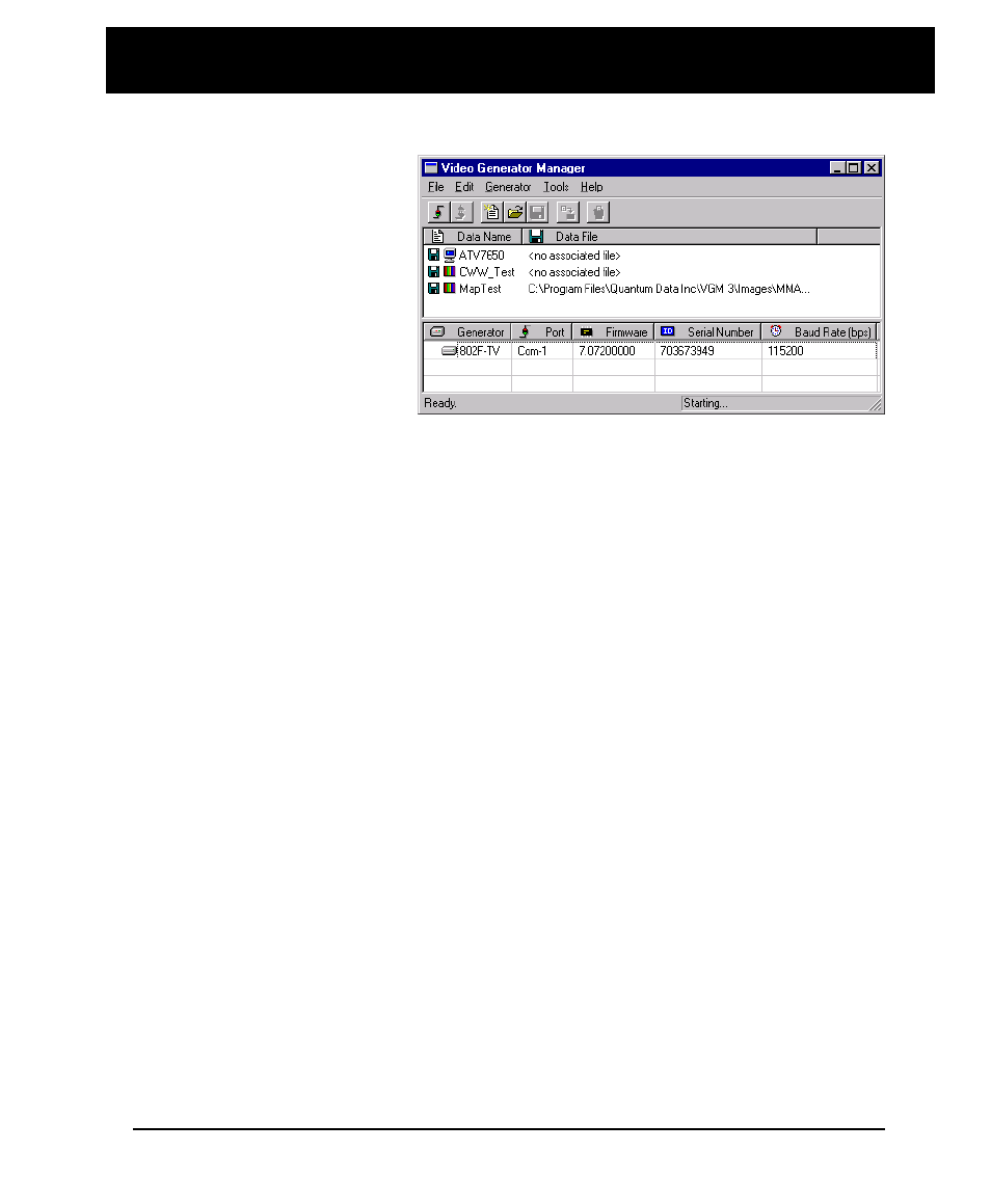 Using a computer for control and programming | Quantum Data 802 User Manual | Page 14 / 20