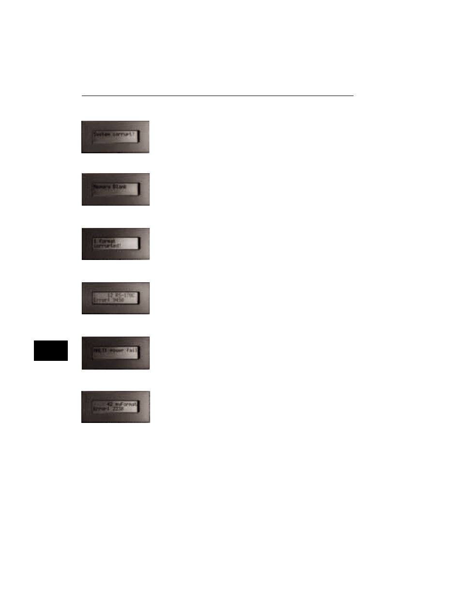 System error message summary | Quantum Data 801GC User Manual | Page 314 / 356