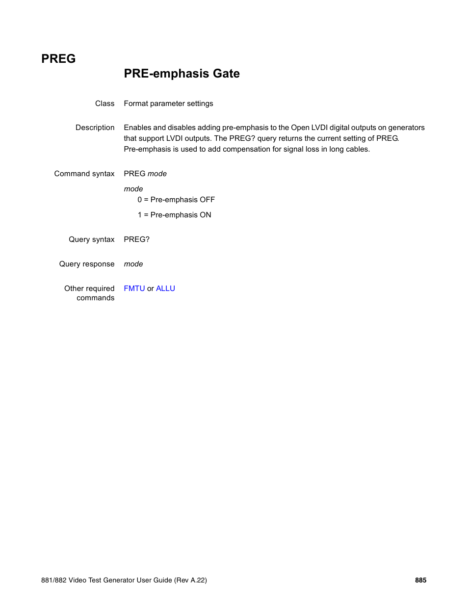 Preg | Quantum Data 881 User Manual | Page 1001 / 1268