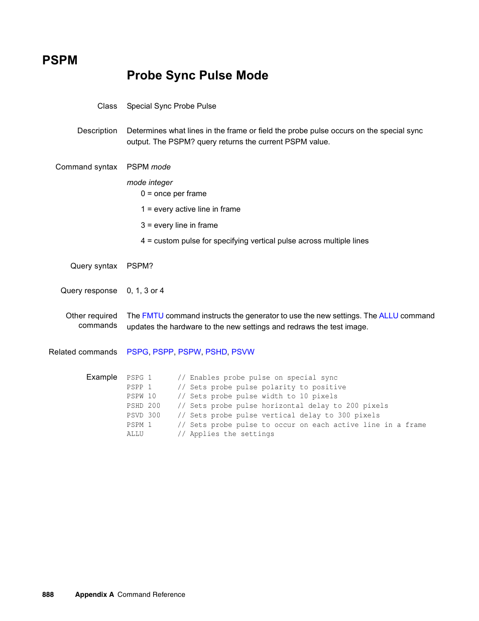 Pspm | Quantum Data 881 User Manual | Page 1004 / 1268