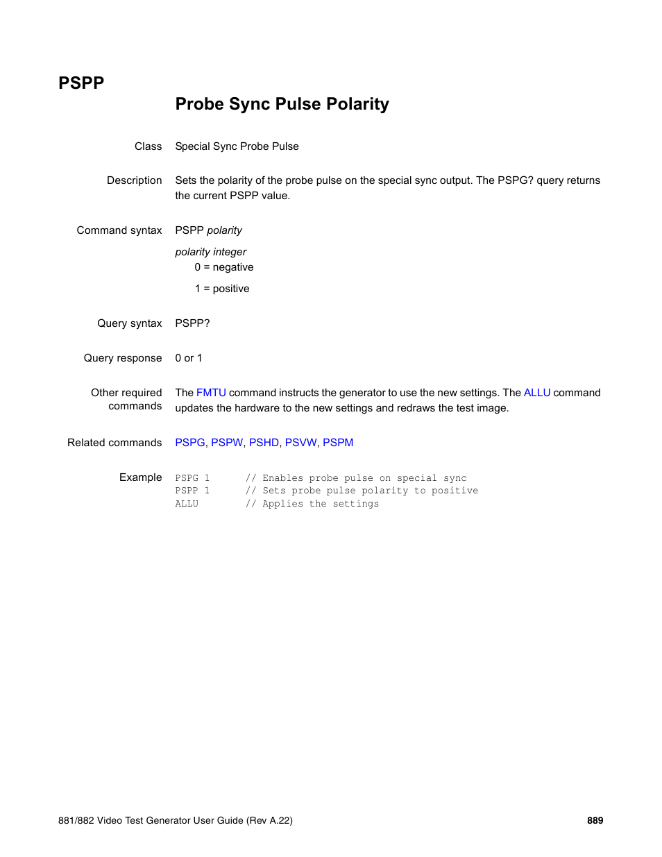 Pspp | Quantum Data 881 User Manual | Page 1005 / 1268