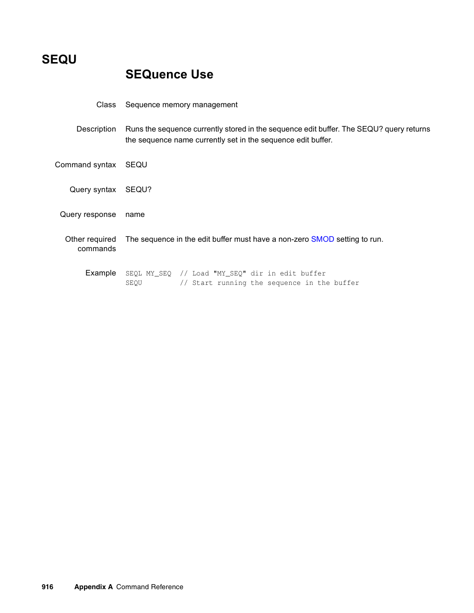 Sequ | Quantum Data 881 User Manual | Page 1032 / 1268