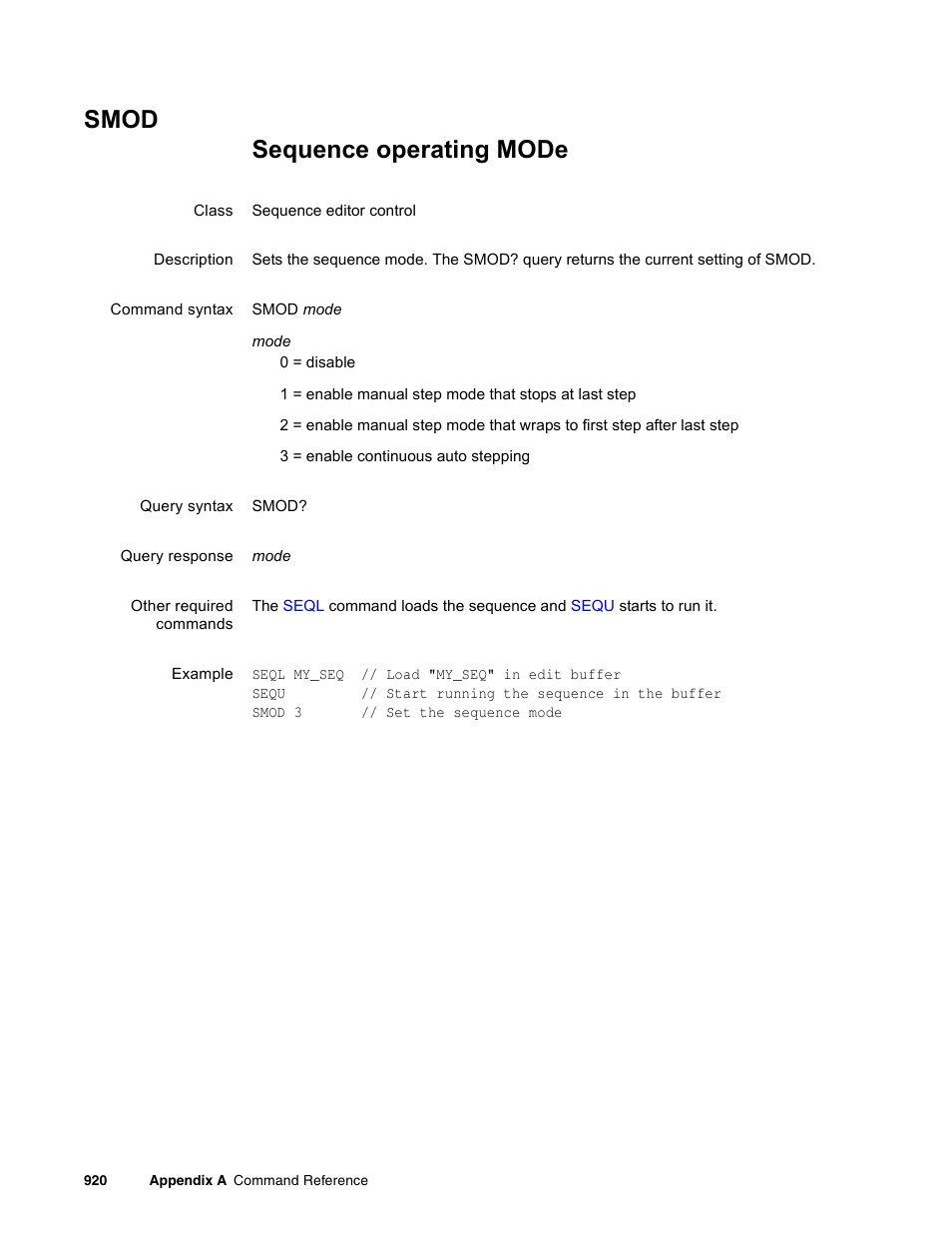 Smod | Quantum Data 881 User Manual | Page 1036 / 1268