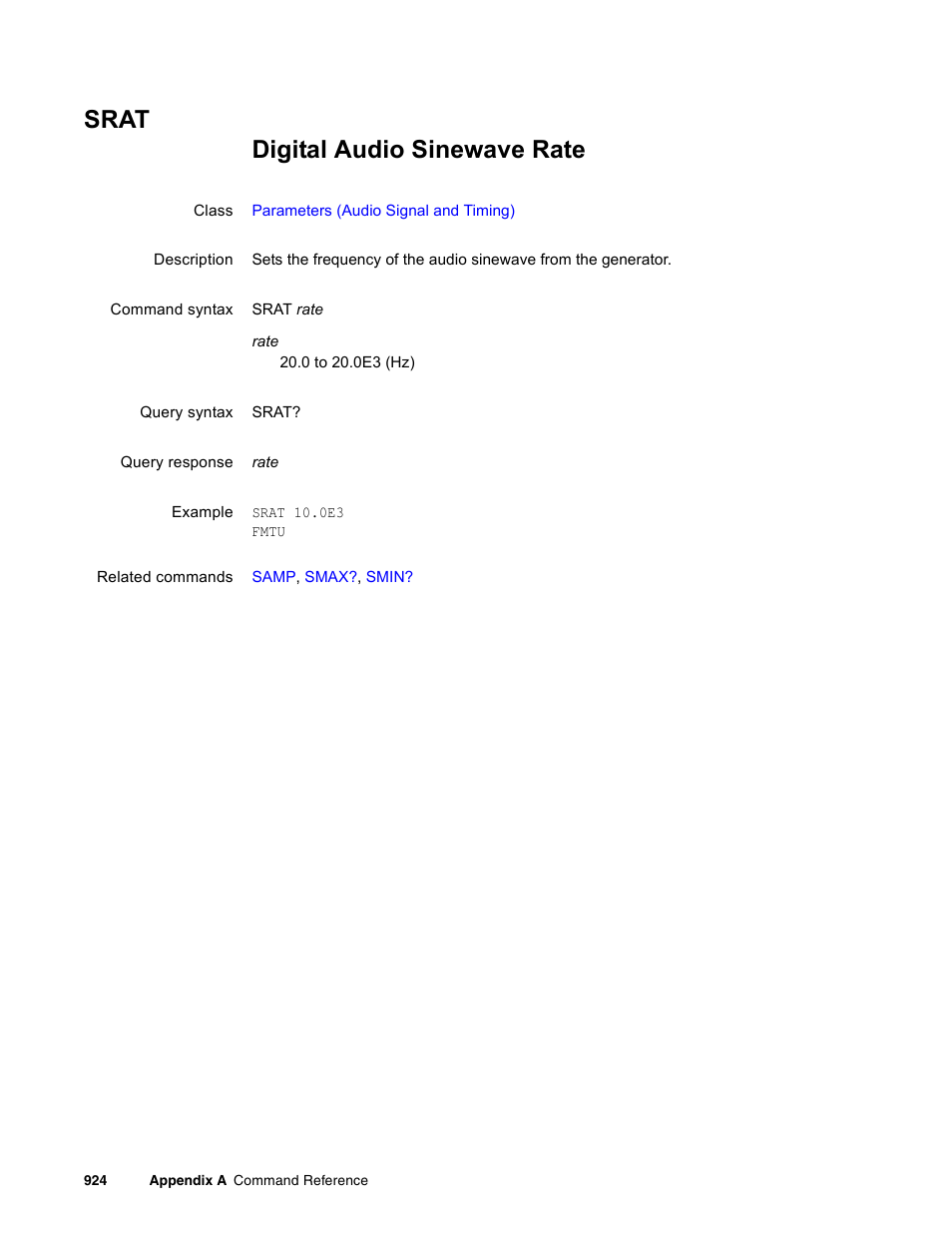 Srat | Quantum Data 881 User Manual | Page 1040 / 1268