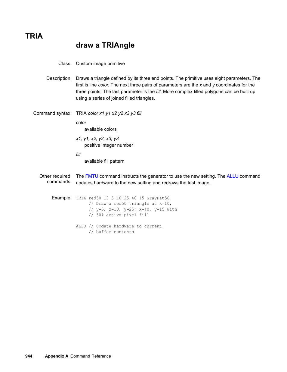 Tria | Quantum Data 881 User Manual | Page 1060 / 1268