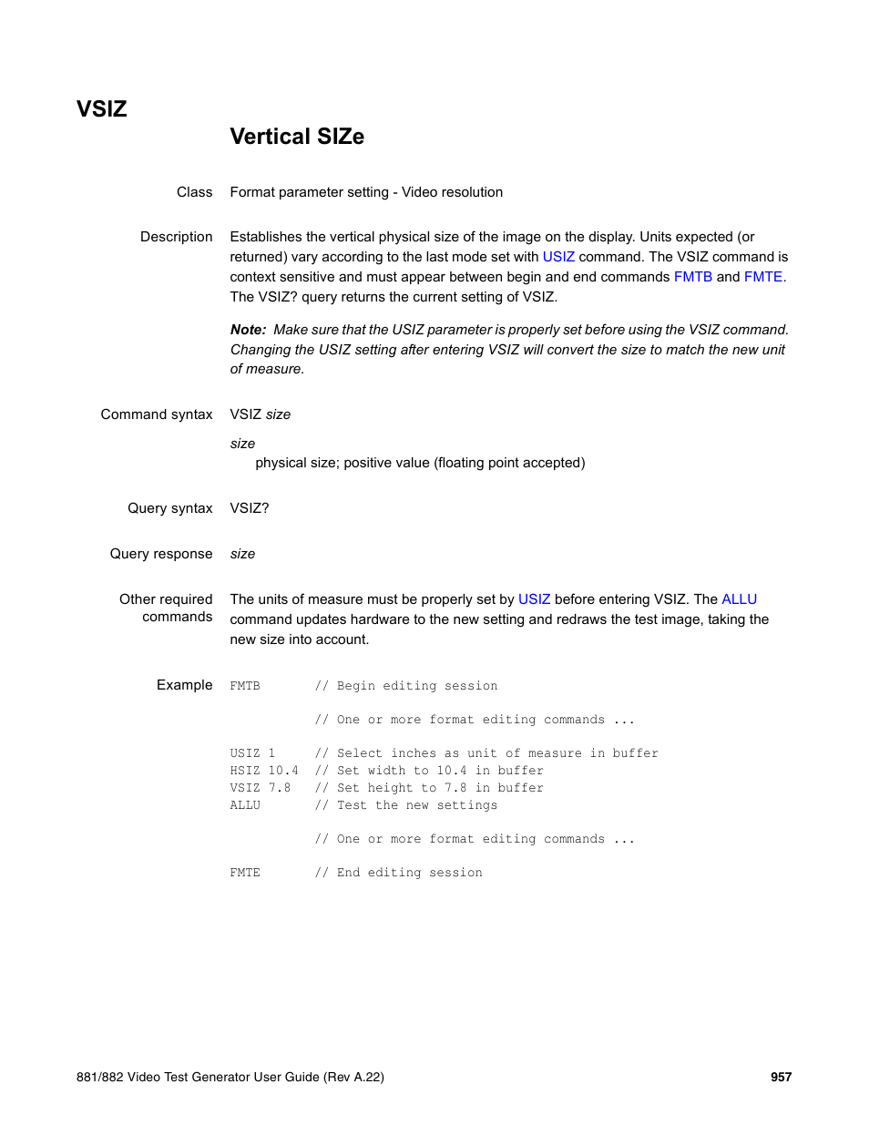Vsiz | Quantum Data 881 User Manual | Page 1073 / 1268