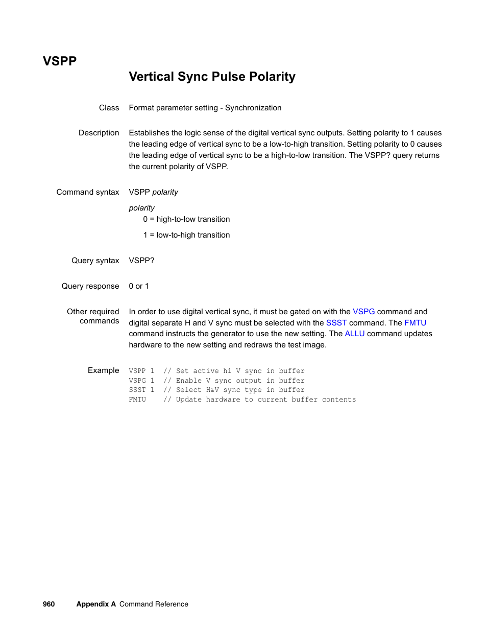 Vspp | Quantum Data 881 User Manual | Page 1076 / 1268