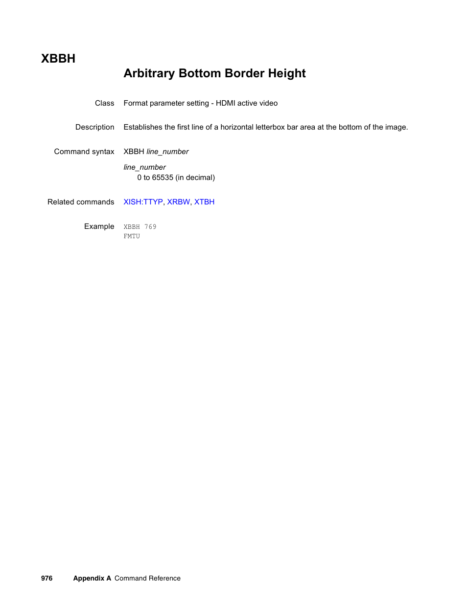 Xbbh | Quantum Data 881 User Manual | Page 1092 / 1268