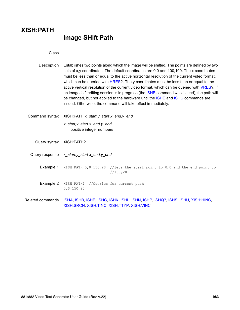 Xish:path, F # 5 | Quantum Data 881 User Manual | Page 1099 / 1268