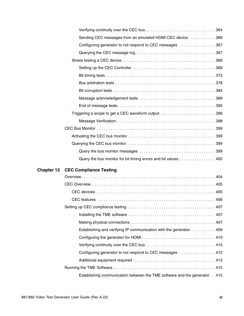 Quantum Data 881 User Manual | Page 11 / 1268