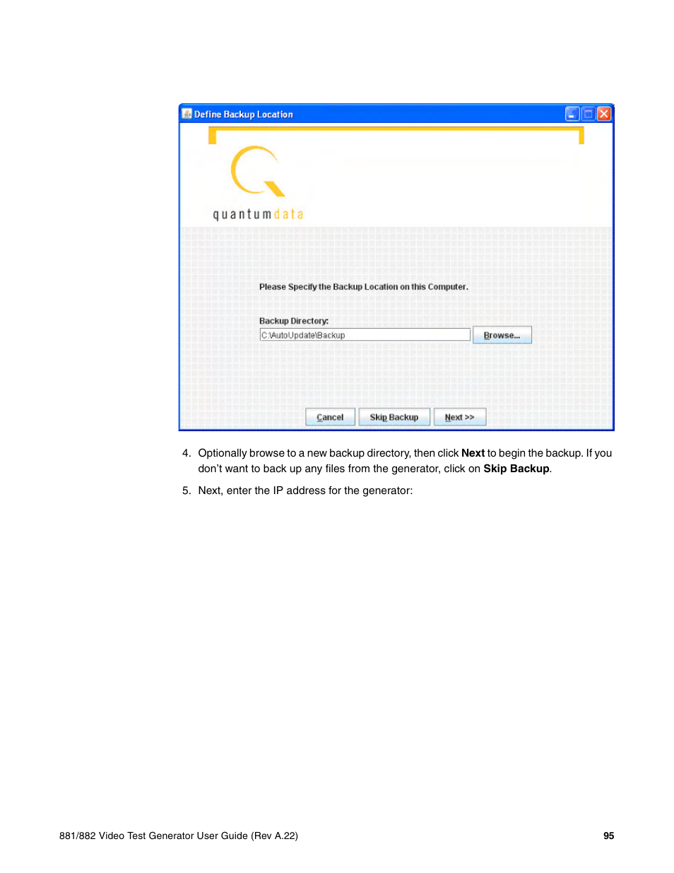 Quantum Data 881 User Manual | Page 113 / 1268