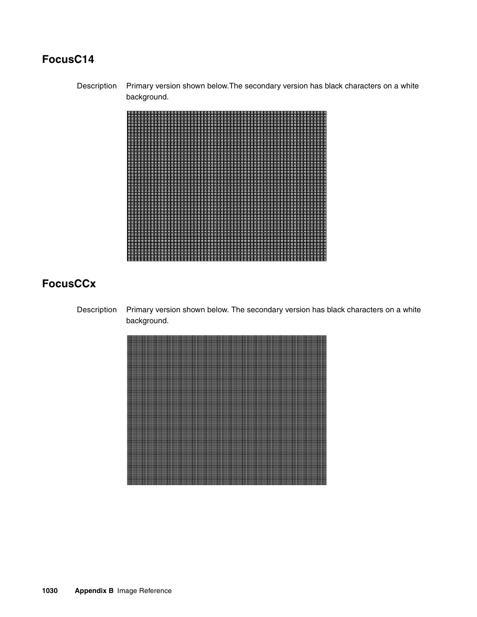 Focusc14, Focusccx | Quantum Data 881 User Manual | Page 1146 / 1268