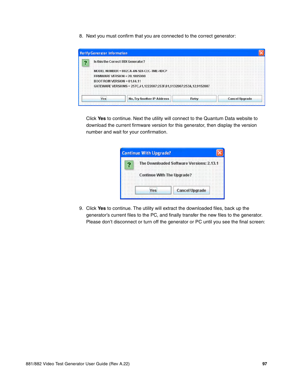 Quantum Data 881 User Manual | Page 115 / 1268
