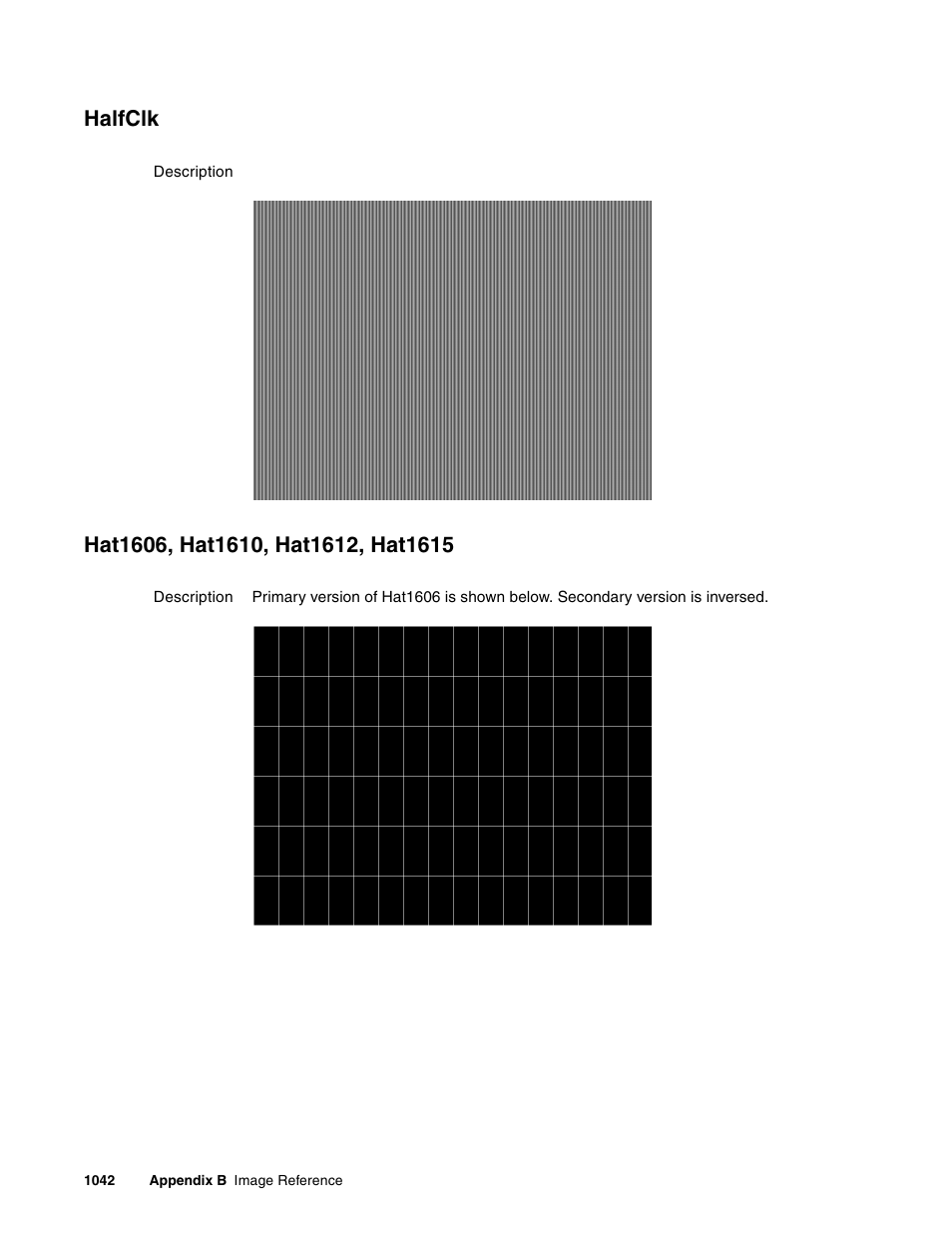 Halfclk, Hat1606, hat1610, hat1612, hat1615 | Quantum Data 881 User Manual | Page 1158 / 1268