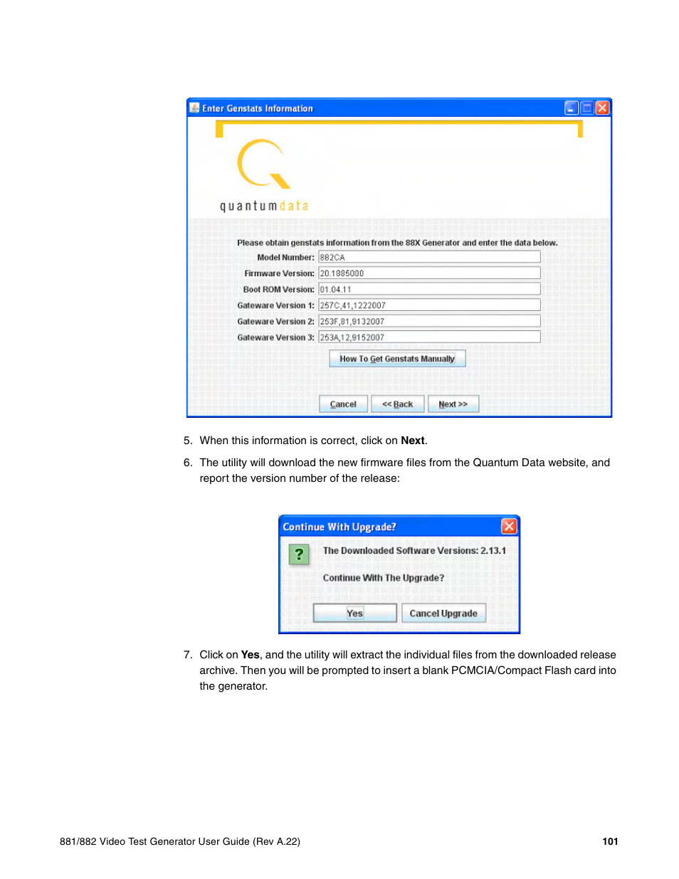 Quantum Data 881 User Manual | Page 119 / 1268
