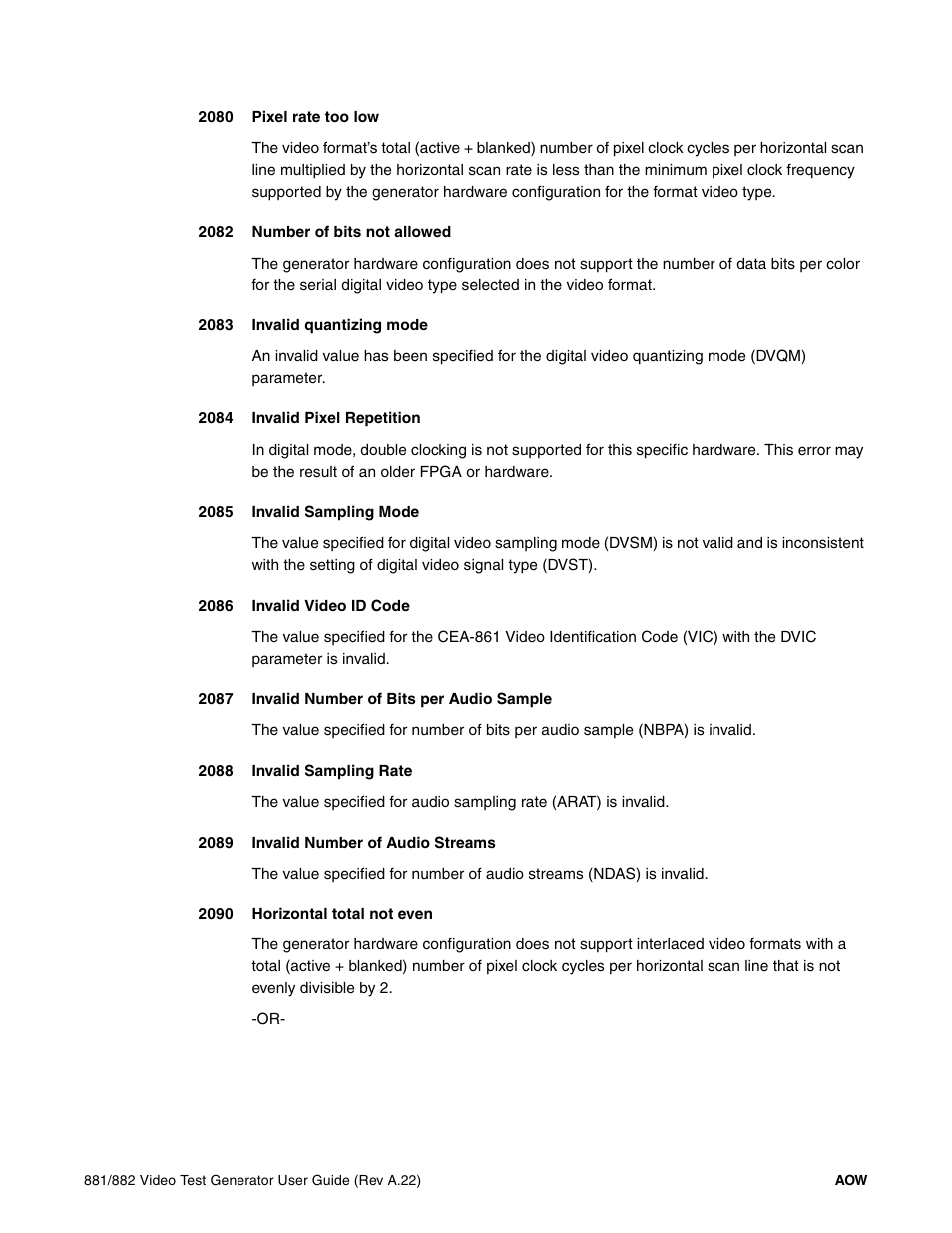 Quantum Data 881 User Manual | Page 1223 / 1268