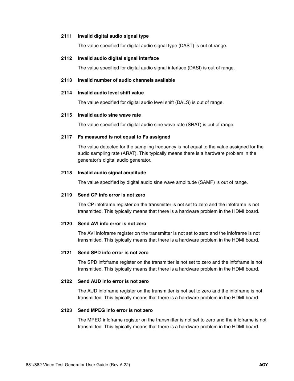 Quantum Data 881 User Manual | Page 1225 / 1268