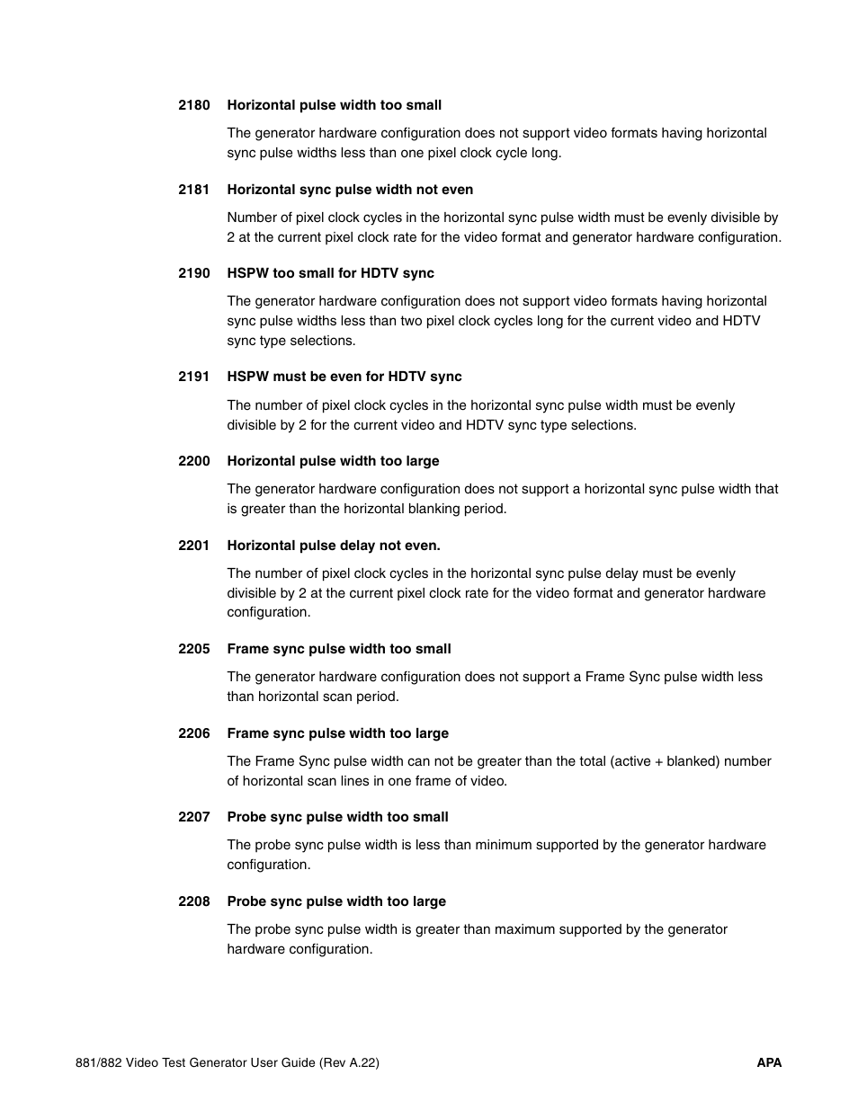 Quantum Data 881 User Manual | Page 1227 / 1268