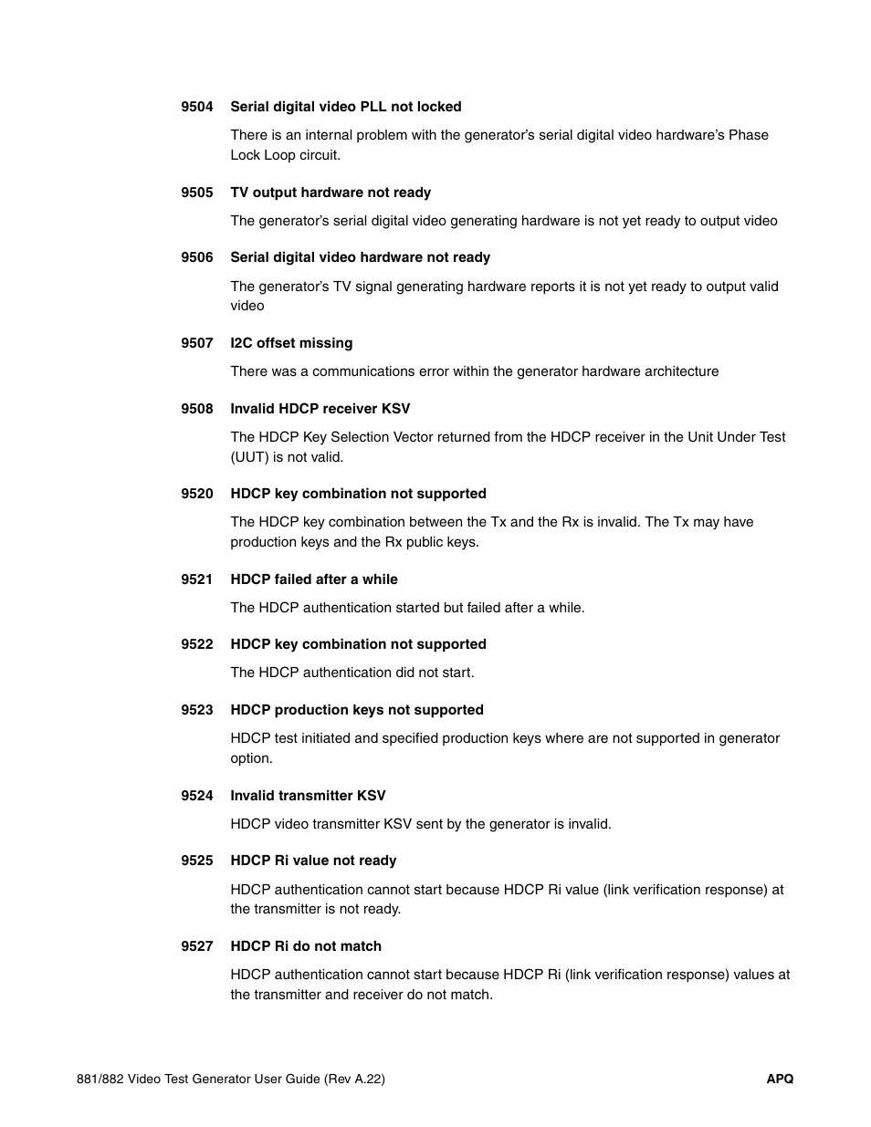 Quantum Data 881 User Manual | Page 1243 / 1268