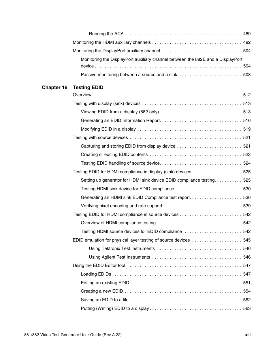 Quantum Data 881 User Manual | Page 13 / 1268