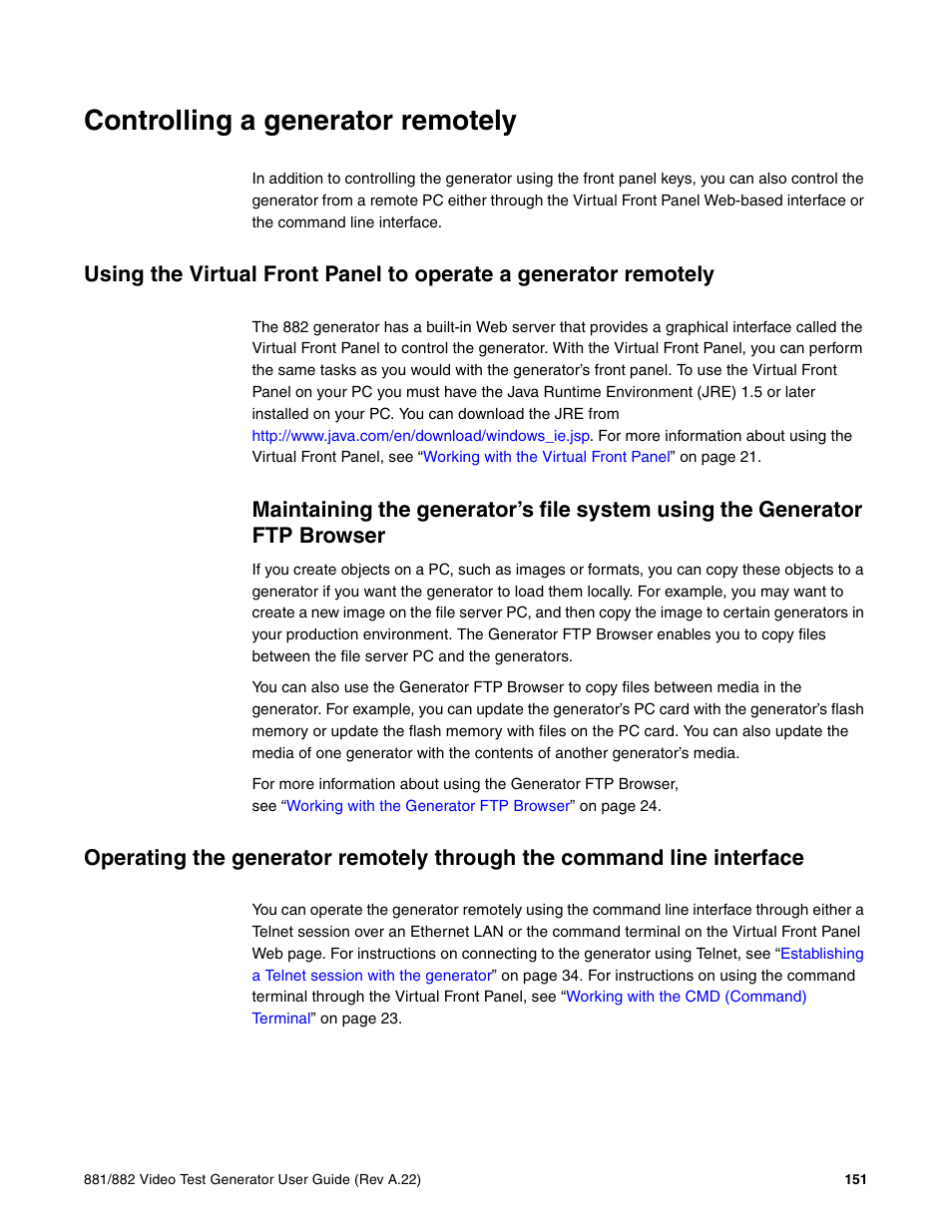 Controlling a generator remotely | Quantum Data 881 User Manual | Page 169 / 1268