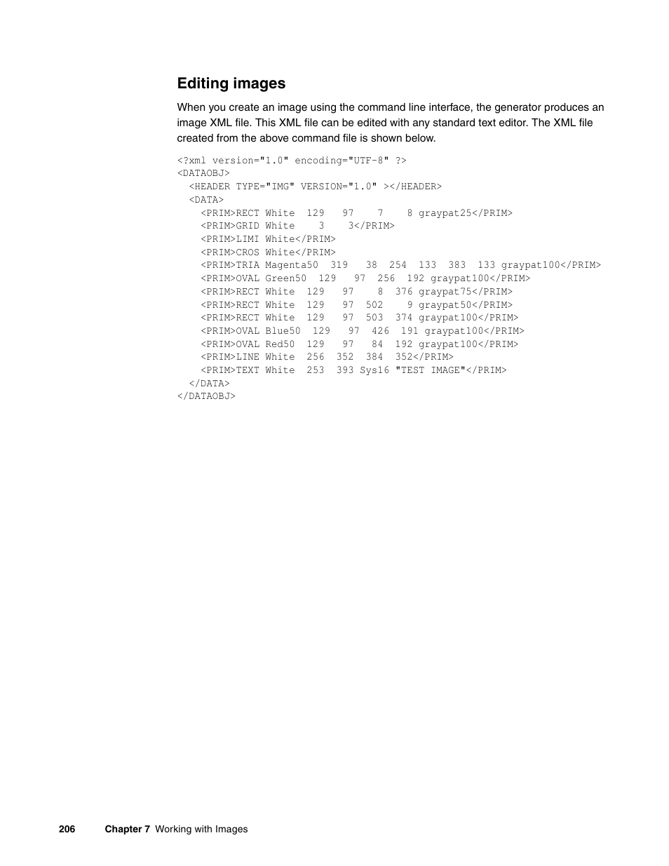 Editing images | Quantum Data 881 User Manual | Page 224 / 1268