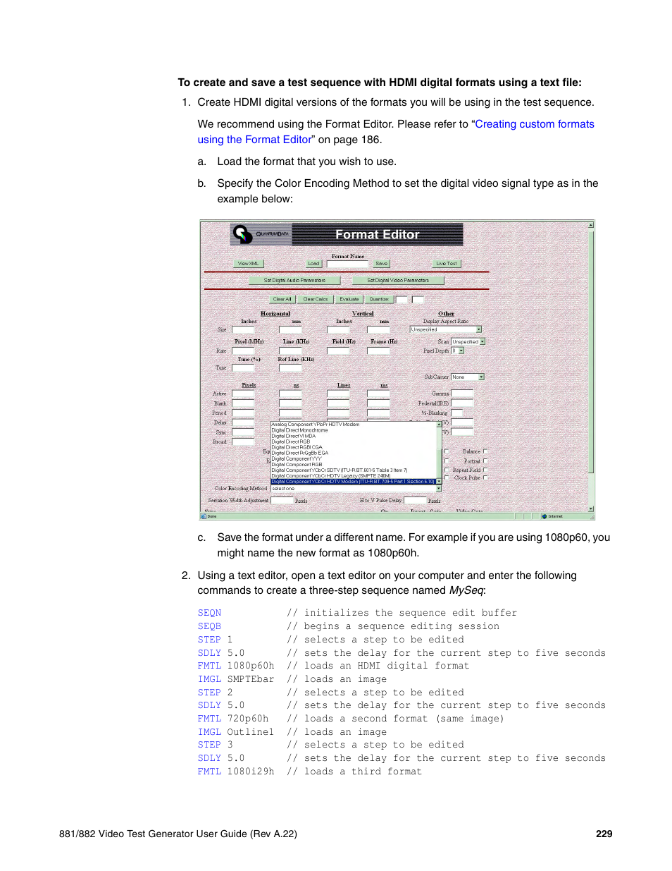 Quantum Data 881 User Manual | Page 247 / 1268