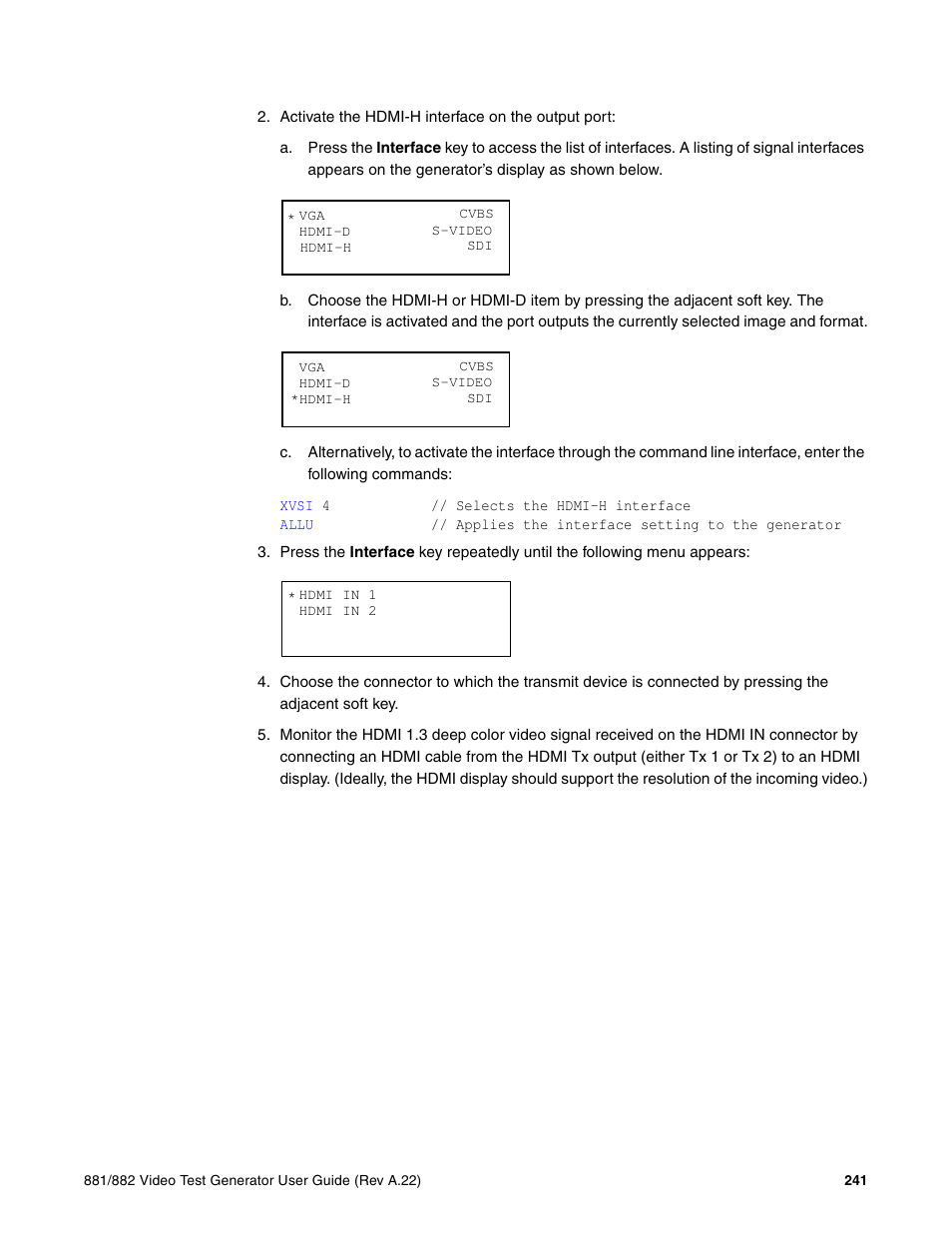 Quantum Data 881 User Manual | Page 259 / 1268
