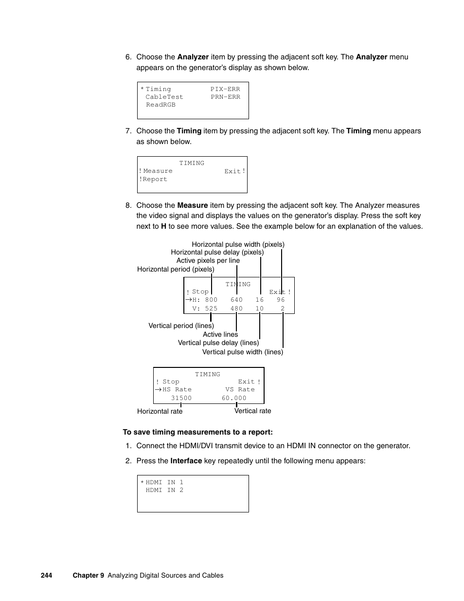 Quantum Data 881 User Manual | Page 262 / 1268