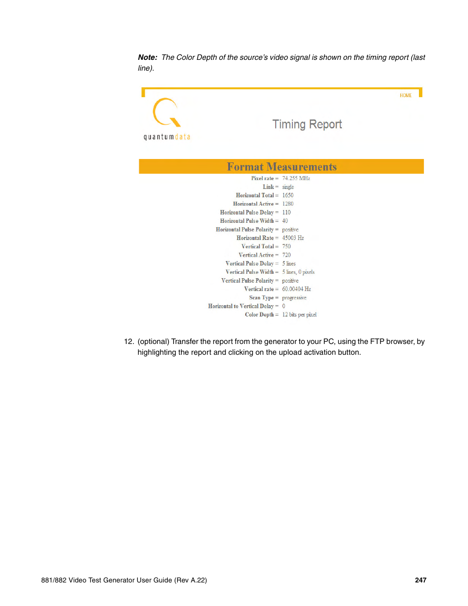 Quantum Data 881 User Manual | Page 265 / 1268