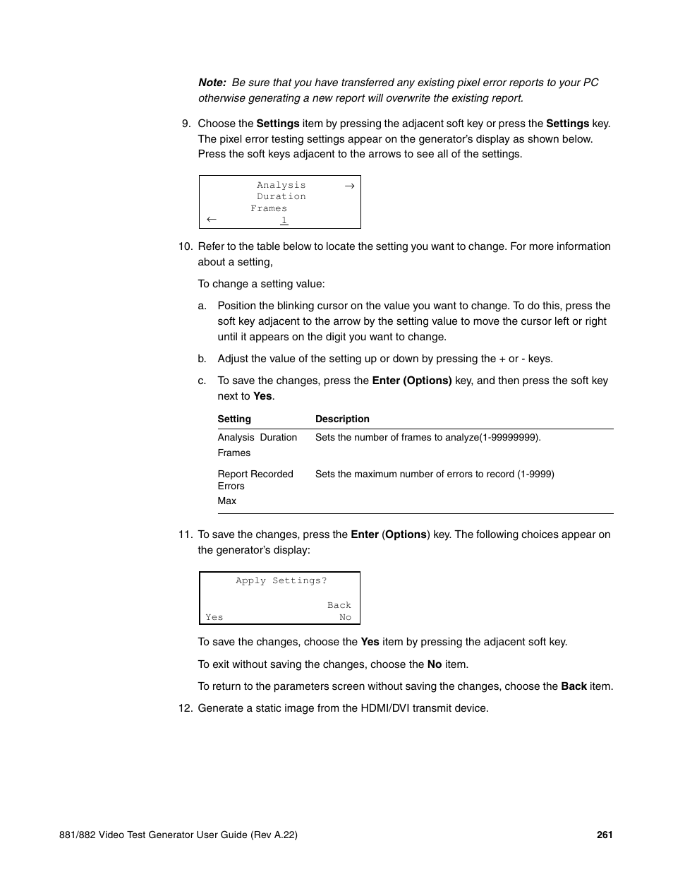 Quantum Data 881 User Manual | Page 279 / 1268