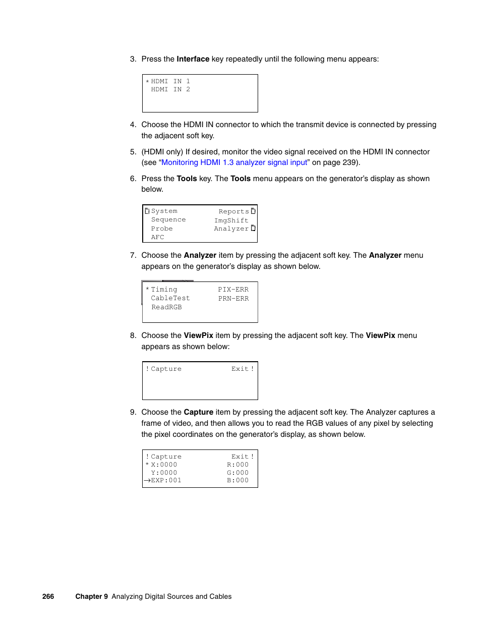 Video test generator graphic, Timing cabletest pix-err prn-err * viewpix | Quantum Data 881 User Manual | Page 284 / 1268