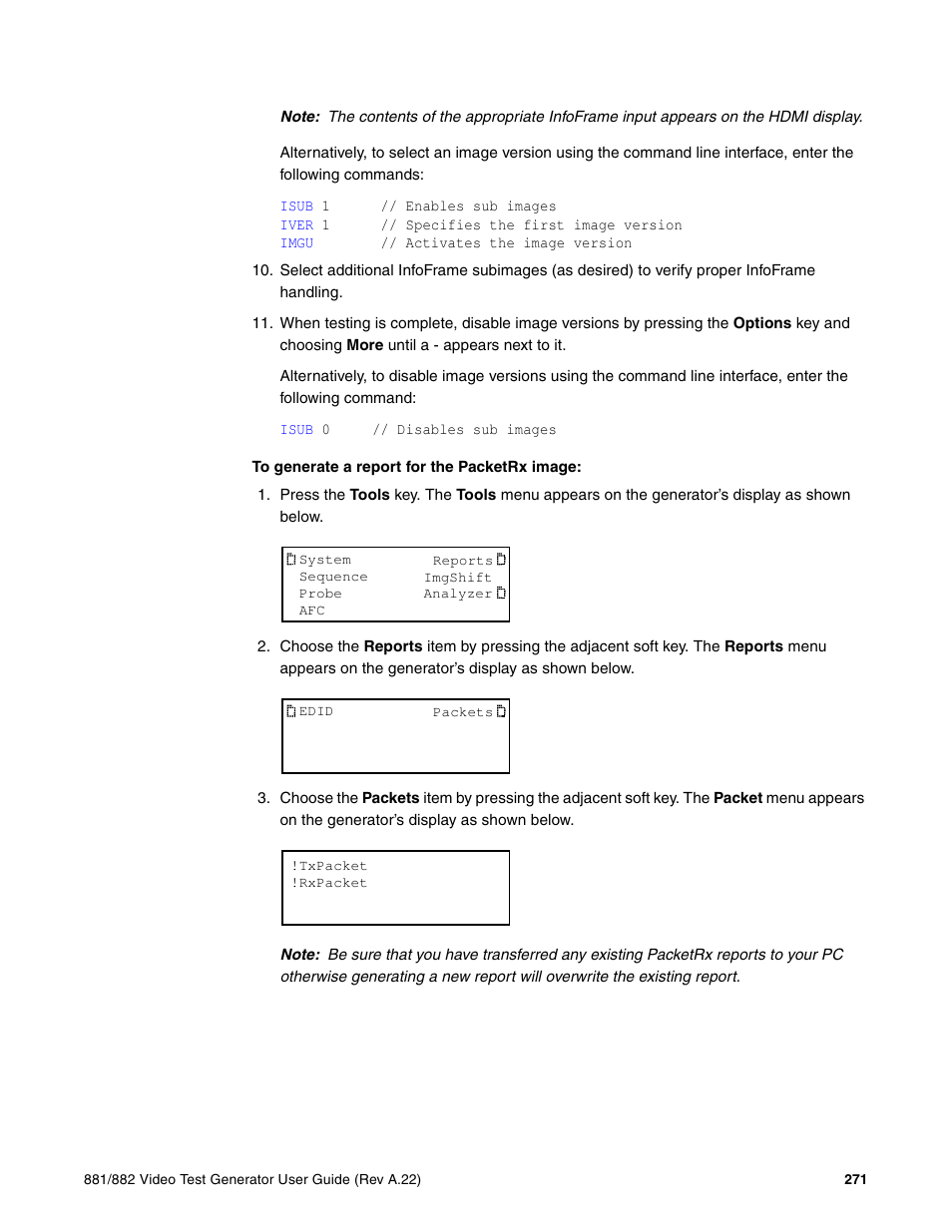 Quantum Data 881 User Manual | Page 289 / 1268
