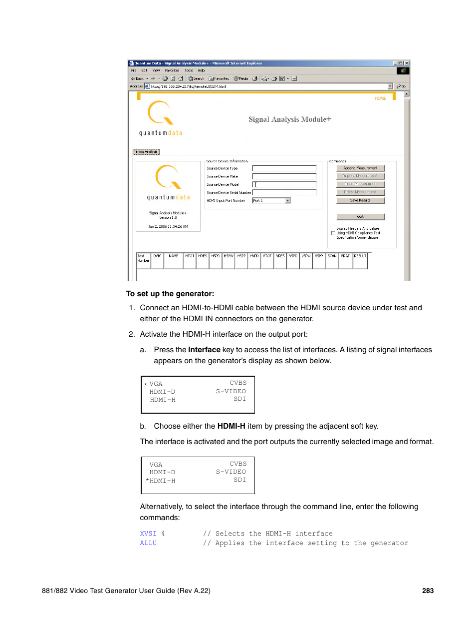 Quantum Data 881 User Manual | Page 301 / 1268