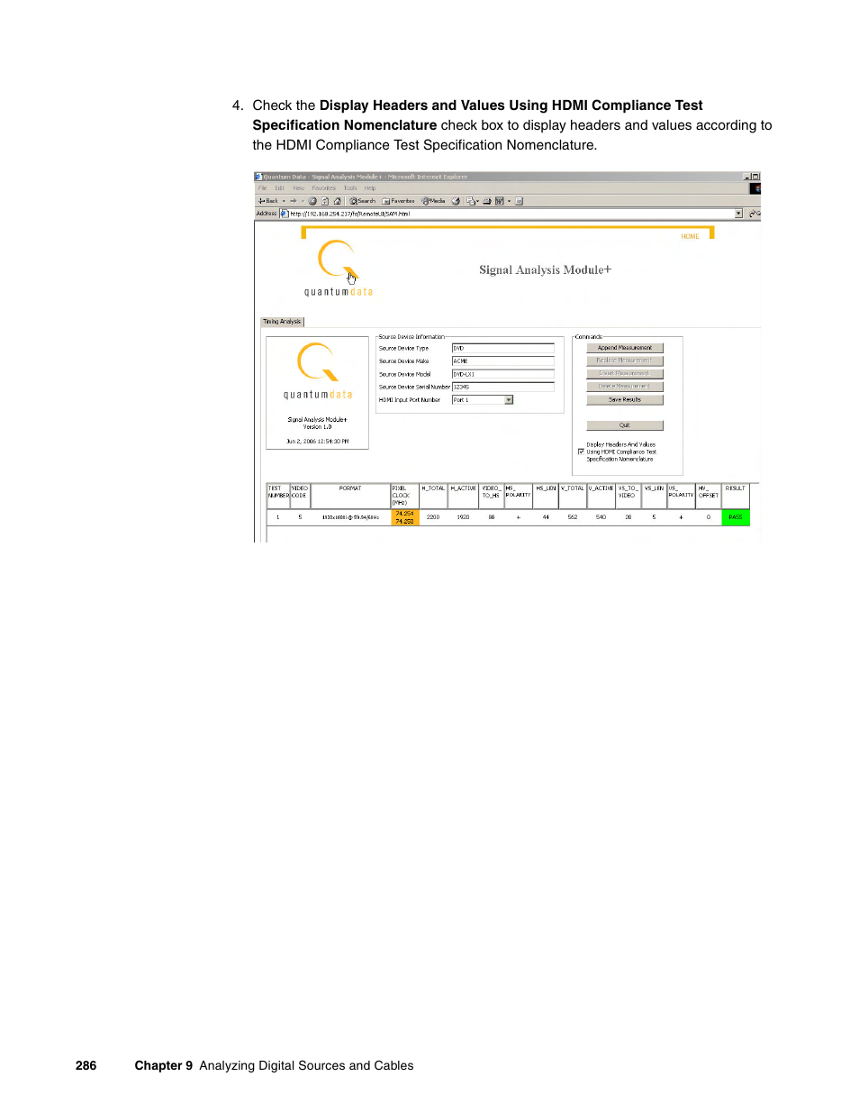 Quantum Data 881 User Manual | Page 304 / 1268