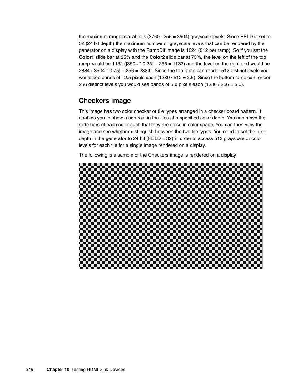 Checkers image | Quantum Data 881 User Manual | Page 334 / 1268