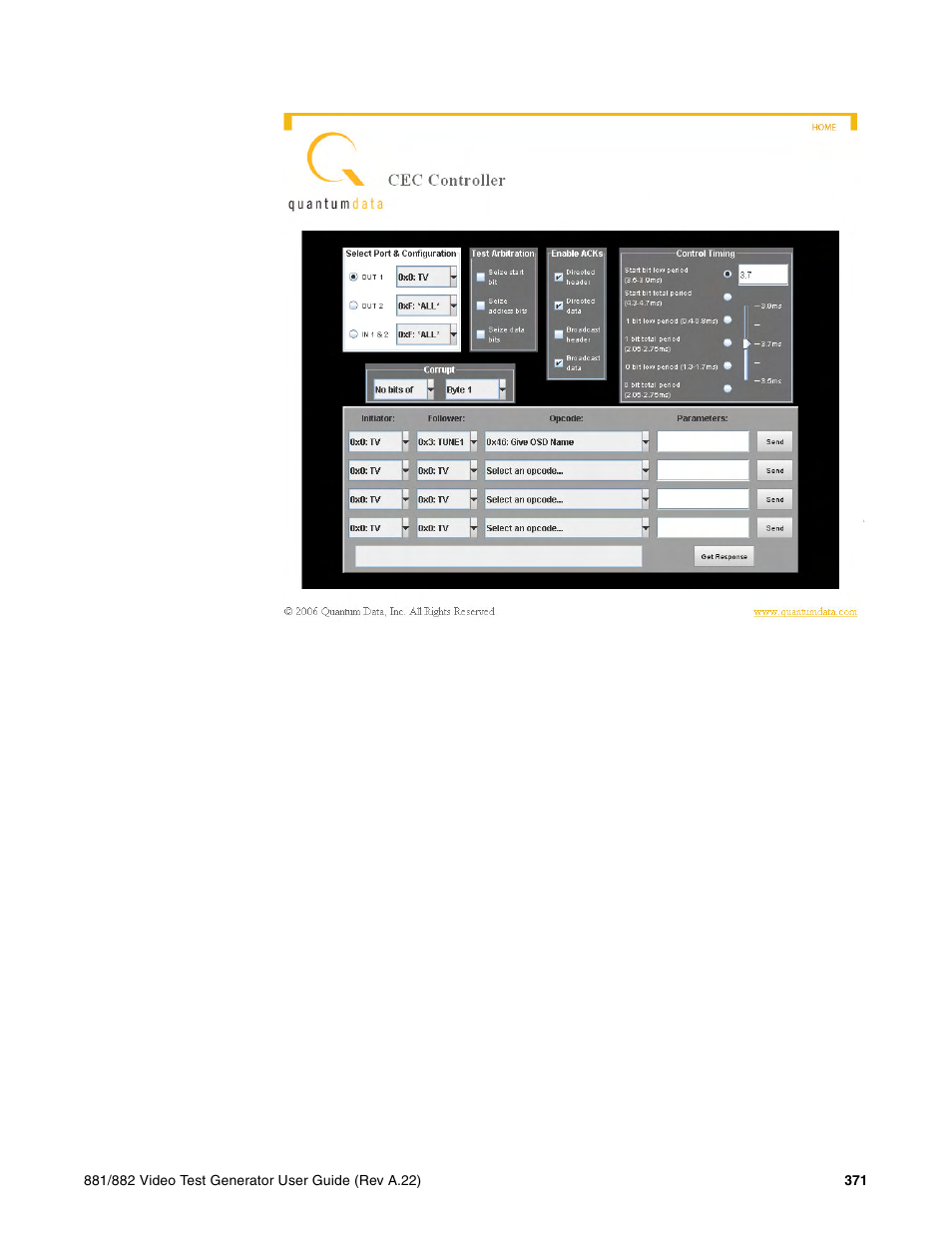 Quantum Data 881 User Manual | Page 389 / 1268