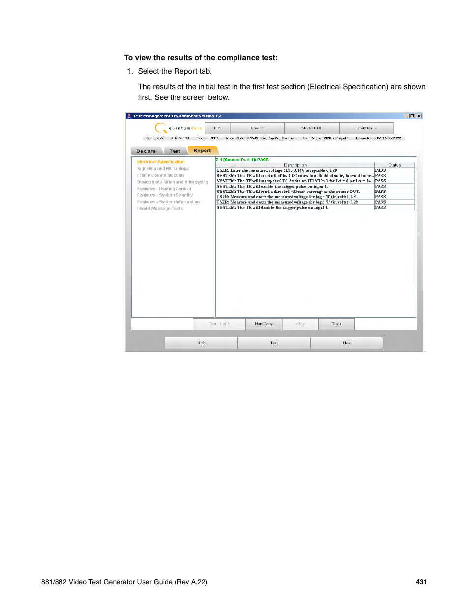 Quantum Data 881 User Manual | Page 449 / 1268