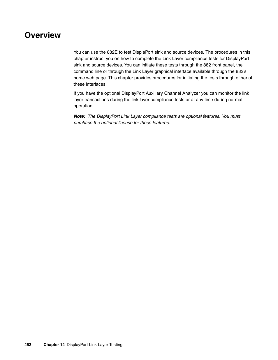 Overview | Quantum Data 881 User Manual | Page 470 / 1268