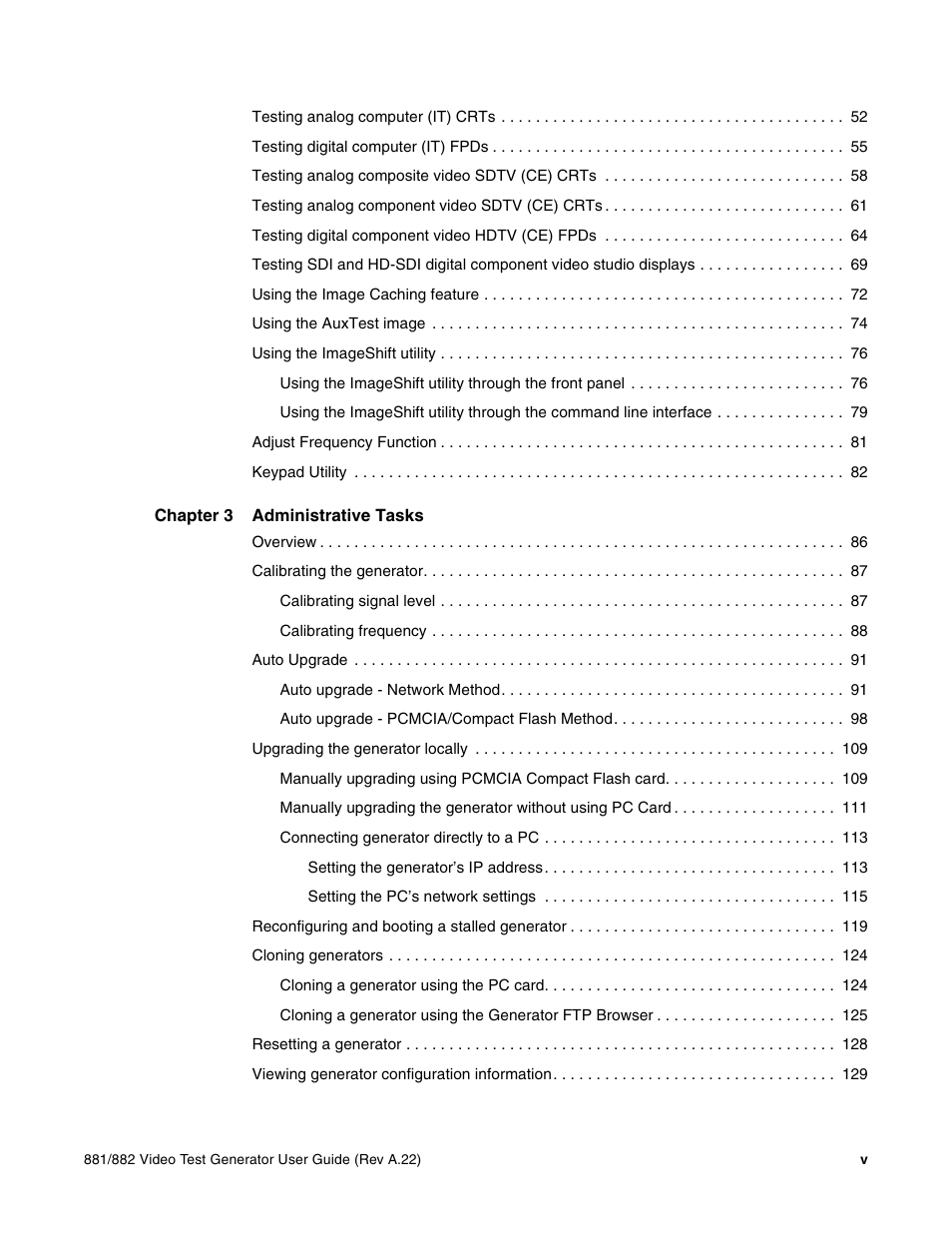 Quantum Data 881 User Manual | Page 5 / 1268