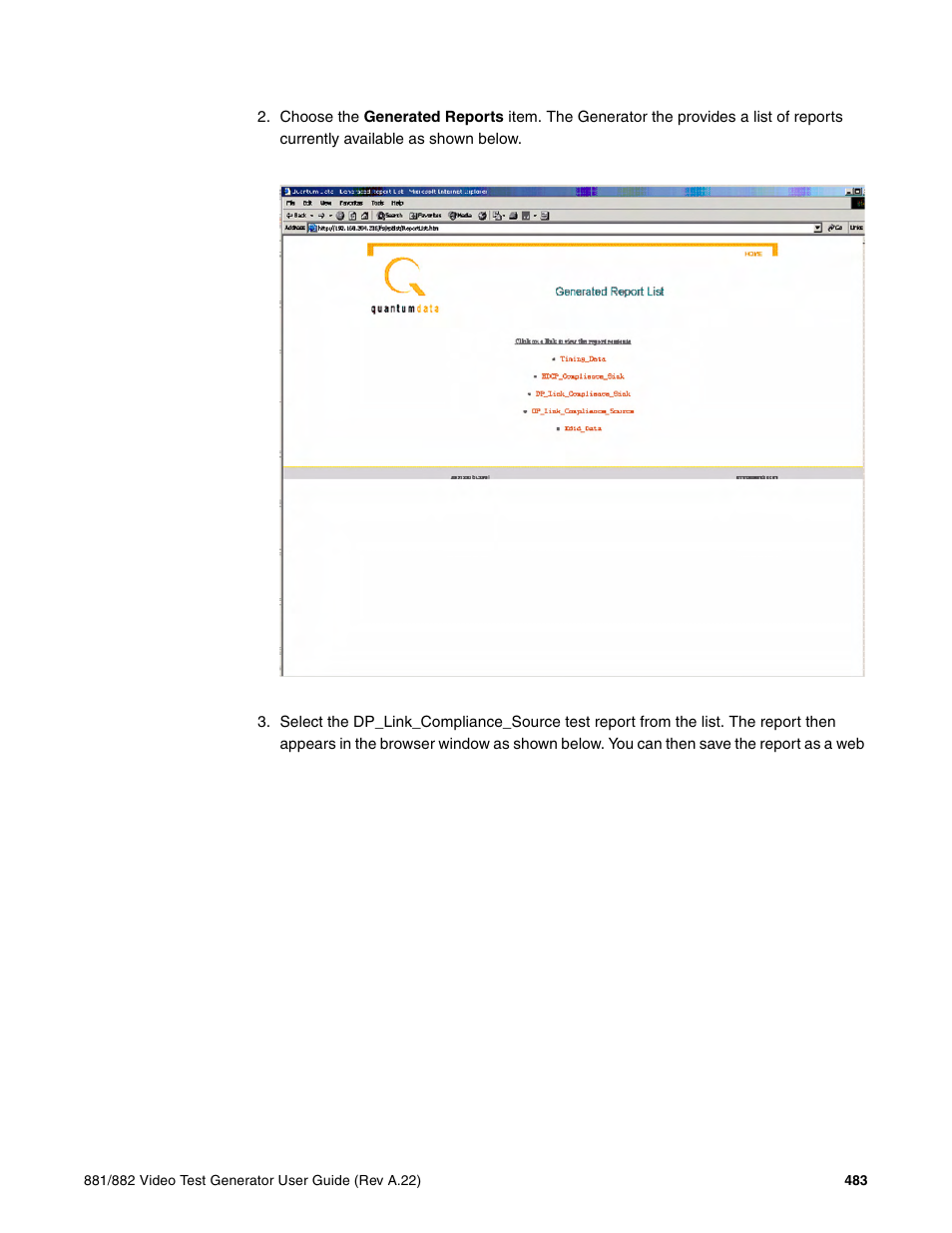 Quantum Data 881 User Manual | Page 501 / 1268