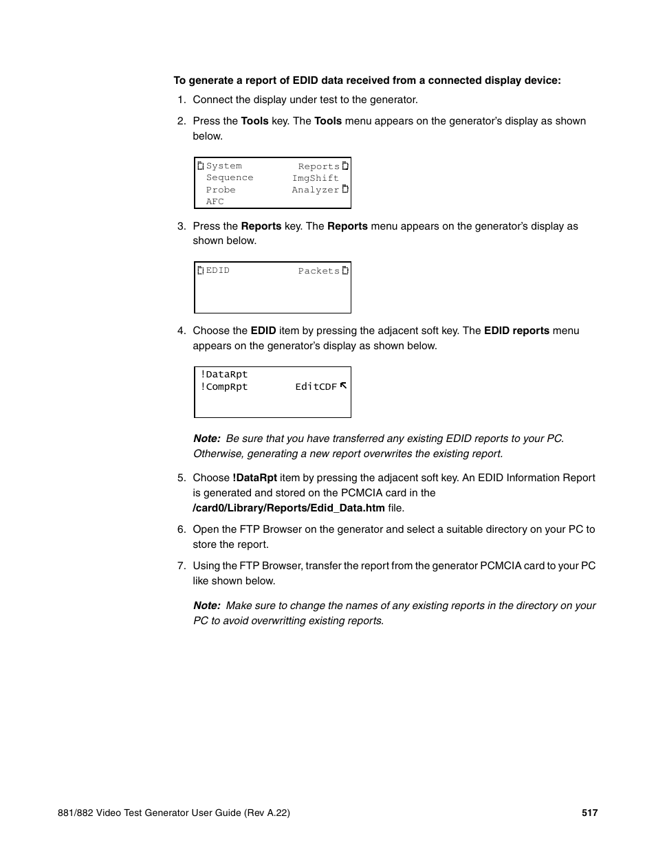 Quantum Data 881 User Manual | Page 535 / 1268