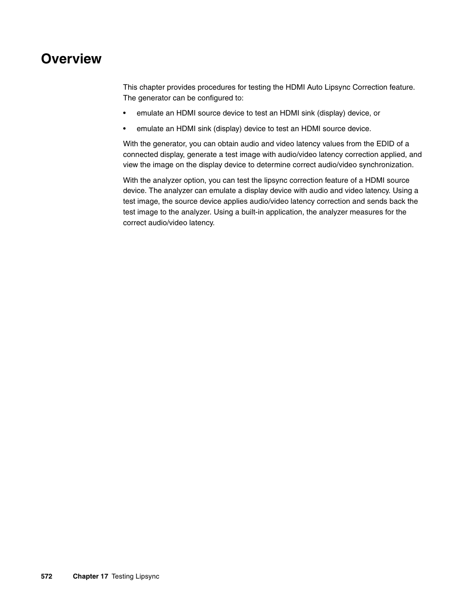 Overview | Quantum Data 881 User Manual | Page 590 / 1268